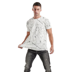 Novedad de 2025, camiseta de media manga para hombre, camiseta de ajuste Regular 100% de algodón, camiseta ligera de lujo a la moda de alta calidad para hombre - Product Image 2