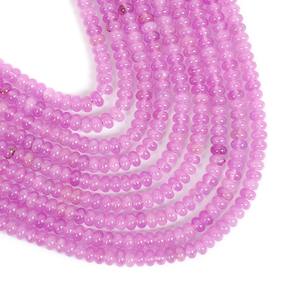 Quartz améthyste naturel lisse Rondelle perles de pierres précieuses en vrac 8mm pierre de Quartz poli grand trou perles pour la fabrication de bijoux en vrac - Product Image 6