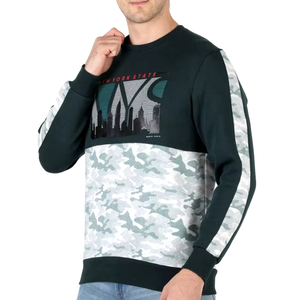 Vente en gros de sweatshirts surdimensionnés pour hommes en polyester 100% col rond de bonne qualité et chemises de style manchette élastique pour l'hiver - Product Image 1