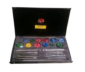 Shoppingfire-Ensemble de 12 coupeurs de siège de soupape à pointe en carbure pour voitures et vélos vintage et modernes - Product Image 1