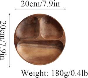 Plato de comedor de madera al mejor precio para la cocina diaria y el hogar para servir comida y regalos - Product Image 3