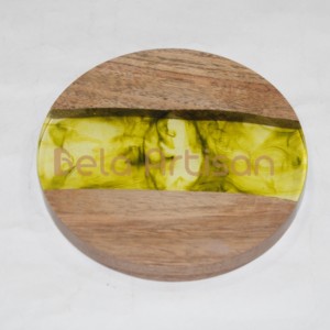 Sous-verres promotionnels personnalisés pour boissons Sous-verres en bois imprimés personnalisés - Product Image 4