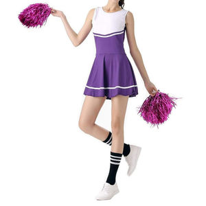 Uniforme de Animadoras Personalizado con Impresión en Poliéster/Algodón, Logotipo del Equipo, Nombre del Jugador, Elegante Traje de Animadoras, Servicio OEM - Product Image 5