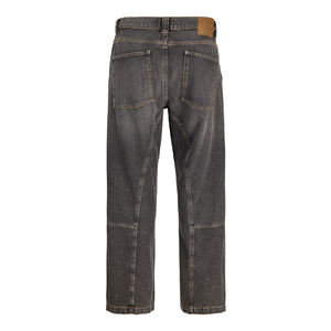 Pantalones Vaqueros de Mezclilla de Cintura Alta Cómodos para Hombre, Estilo Casual, Jeans Holgados Lavados, Pantalones Anchos Vintage para Mujer, Ropa Casual de Calle, Cargo OEM - Product Image 3