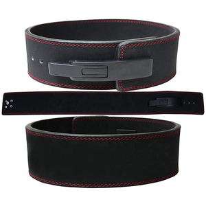 Nouveau design ceinture de gymnastique haltérophilie cuir de vachette boucle de levier d'haltérophilie ceinture de dynamophilie ceinture de sueur - Product Image 3