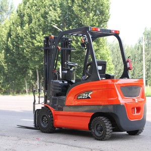 Giá rẻ fanyu cpd3.0 60V 2/2.5/3 tấn 4WD pin Lithium-ion xe nâng điện với thủy lực Side Shifter và khí nén lốp xe - Product Image 6