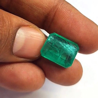 1 unidad de Esmeralda verde natural 15x12mm corte esmeralda 11,2 Cts lote Iroc ventas alta calidad Esmeralda Octágono piedra preciosa faceta US $1680