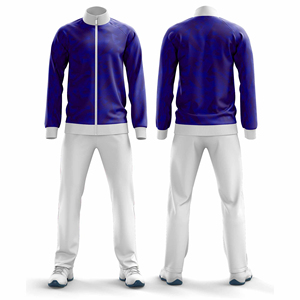 Ensemble de sport d'entraînement en plein air 100% polyester, veste et pantalon, hommes, femmes, jeunes, vêtements d'équipe, survêtement de sport pour hommes - Product Image 3