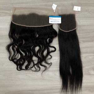 HD Lace Frontal 13x6 Color Natural Extensiones de cabello Virgen Vietnamita Cutícula Alineada Raw Barato 100% Extensiones de cabello humano - Product Image 4