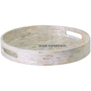 Último diseño hecho a mano estilo moderno no tóxico mármol Metal bandejas para servir alimentos espejo brillante pulido plata manijas - Product Image 4