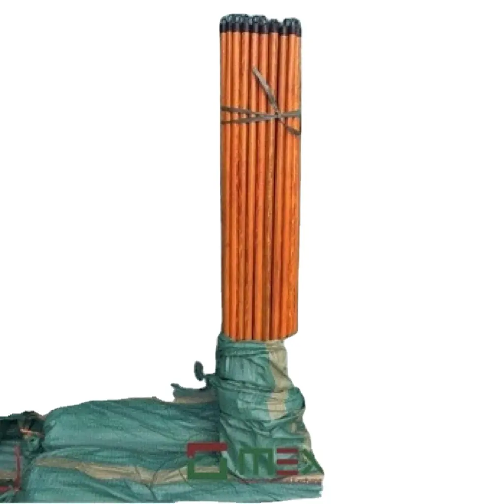 100% Houten Graan Mop Stok Bezemsteel Borstel Bezems & Stofbakken Houten Bezemstokjes + 84-819753326