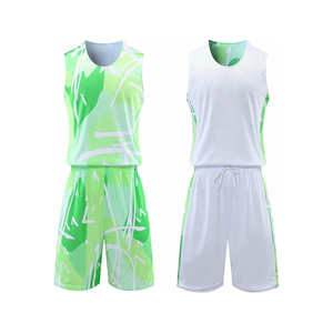 Nouvelle tenue de basketball d'été respirante et légère, grande taille, sans manches, design personnalisé, 100 % polyester - Product Image 1