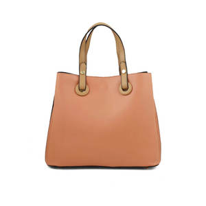 Servicio OEM, Bolso de Cuero de Moda al por Mayor, Nuevo Diseño 2025, Bolsos de Cuero de Color Sólido para Mujer - Product Image 1