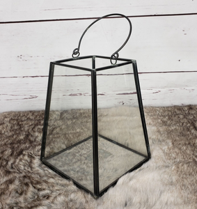 Lanterne en verre suspendue carrée moderne artisanale pour la décoration de la maison et de Noël, écologique, utilisation pour les activités religieuses - Product Image 4