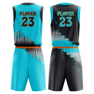 Venta al por mayor Ropa deportiva Reversible Baloncesto Uniforme Set Diseño personalizado Baloncesto Uniforme Kit - Product Image 2