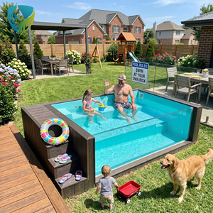 <span class=keywords><strong>Piscine</strong></span> extérieure en fibre de verre, grande <span class=keywords><strong>piscine</strong></span> rectangulaire pour villa de luxe, jardin, hôtel, complexe hôtelier - Product Image 6