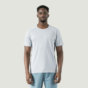 Camiseta en blanco barata de poliéster de secado rápido, Camiseta deportiva de impresión personalizado con logotipo, camiseta de Fitness para hombres, envío DDP - Product Image 3