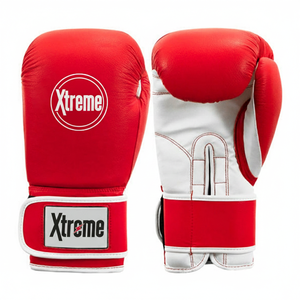 ถุงมือชกมวยแบบสวมใส่สบาย ระบายอากาศได้ดี ผลิตจากวัสดุ PU บุนวมซับแรงกระแทก ปิดด้วยแถบตีนตุ๊กแก เหมาะสำหรับการฝึกซ้อม ใช้ได้ทั้งชายและหญิง - Product Image 2