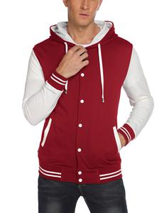 Venta caliente 100% Chaqueta Varsity de poliéster con logotipo frontal Popular y transpirable - Product Image 2