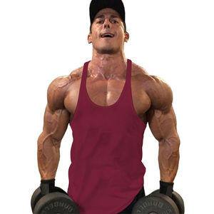 Camisetas sin Mangas Deportivas de Punto Transpirable con Logotipo Personalizado al por Mayor para Hombre - Product Image 2