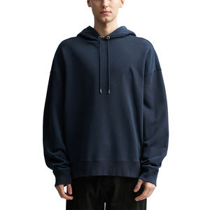 เสื้อสเวตเตอร์มีฮู้ดของผู้ชายผ้าฝ้าย100% 410gsm แบบสวมหัวมีฮู้ดแบบกำหนดเองรุ่นตามแต่ต้องการสำหรับฤดูหนาว - Product Image 3