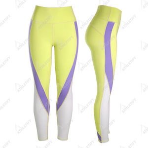 Leggings de Yoga de Cintura Elástica y Largo Completo - Ropa Deportiva de Cintura Alta de Spandex/Poliéster para Mujer, Gimnasio, Correr, Entrenamiento, Venta al por Mayor de Fábrica - Product Image 4