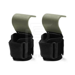 Logo personnalisé de haute qualité en néoprène Gym Deadlift Power Hook meilleur accessoire de sécurité de Fitness pour l'exercice de musculation d'haltérophilie - Product Image 2