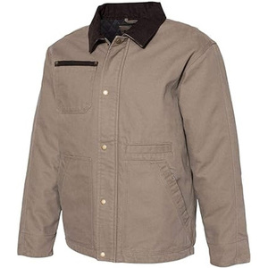 New Fashion Style Men Custom Logo Design <b>Jackets</b> Zip up Canvas Breathable <b>Jacket</b> - Product Image 1