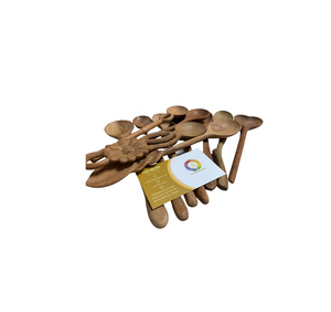 Juegos de vajilla de madera de fábrica de Vietnam con cuchara, tenedor, cuenco para artesanía de madera, utensilios de cocina, restaurante en casa - Product Image 6