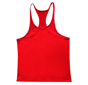 100% algodón ropa de gimnasio hombres entrenamiento camiseta sin mangas culturismo camiseta sin mangas Fitness gimnasio entrenamiento camiseta para hombres - Product Image 5