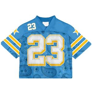 Camiseta de fútbol de moda con estampado sublimado personalizado, camiseta de fútbol con diseño de bordado, camiseta de fútbol para aficionados del equipo nacional - Product Image 5