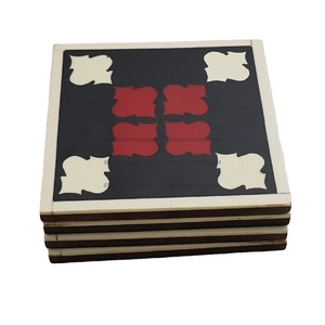 Nouveau Style résine époxy meilleur caboteur pour boissons résine époxy meilleur caboteur tasse en bois tapis thé bière café meilleur caboteur - Product Image 1