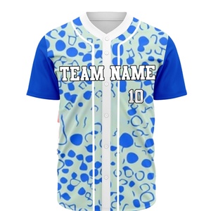 Camiseta de Béisbol Sublimada Personalizada, Corta, Ligera, de Tela Suave, Ajuste Cómodo, Transpirable, de Alta Calidad - Product Image 1