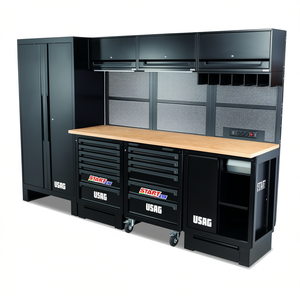 เฟอร์นิเจอร์สำหรับโรงงาน Usag พร้อมตู้เก็บเครื่องมือแบบแท่นไม้เพื่อการจัดระเบียบที่ดีขึ้น - Product Image 2