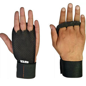 Logo personnalisé de haute qualité en cuir véritable Fitness poignées PROTECTION protecteur d'haltérophilie-haute résistance et Durable - Product Image 5