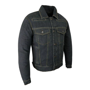 Chaqueta Vaquera para Hombre de Alta Calidad al por Mayor, Corte Ajustado, Estilo Casual Urbano, Chaquetas con Logotipo Personalizado, Precio Accesible - Product Image 1
