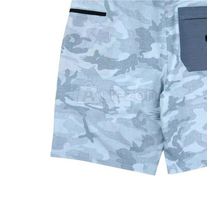 Pantalones cortos de pesca con cintura ajustable Pantalones cortos de pesca al aire libre de secado rápido para hombres con bolsillos - Product Image 5