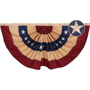 Vintage 3x6 Ft American Flag Bunting Outdoor Patriotic USA Embroidered Stars <b>Yard</b> & Lawn <b>Signs</b> USA TOP FLAGSINC - Product Image 6