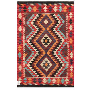 Tapis Kilim Maimana Afghanistan 131 X 86 cm, décoration murale - Product Image 1