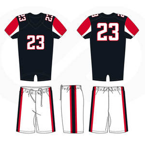 Uniforme de Fútbol Americano Transpirable de Alto Rendimiento con Mangas Cortas para Equipos Deportivos, Ideal para un Juego Rápido - Product Image 2