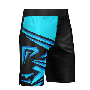 กางเกงชกมวย MMA ผ้าซาตินคุณภาพสูง แบบเรียบ สีพื้น สำหรับผู้ชาย เหมาะสำหรับกีฬากราปลิง คิกบ็อกซิ่ง ยิวยิตสู BJJ แห้งเร็ว - Product Image 2