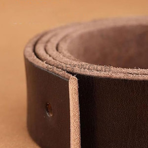 Ceintures en cuir de vachette de luxe pour hommes avec boucle en acier, qualité supérieure, imperméables et légères pour un style décontracté et professionnel - Product Image 6