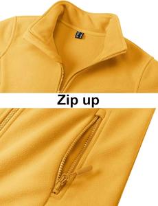 Sudadera con cremallera completa informal de invierno personalizada para mujer, chaqueta gruesa con forro polar Sherpa - Product Image 4