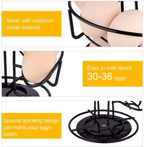 ที่ตั้งไข่โลหะทำด้วยมือสำหรับโรงแรมและร้านอาหารที่เก็บของและอินเดีย - Product Image 5