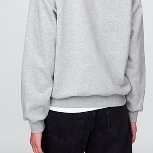 เสื้อสเวตเชิ้ตผู้หญิงสีพื้น ทรงโอเวอร์ไซส์ แขนยาว สำหรับฤดูหนาว คอกลม ปี 2026 รับทำโลโก้ตามสั่ง สำหรับผู้ซื้อขายส่ง ทนทาน - Product Image 6