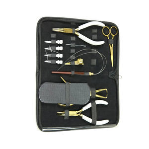 Kit de Herramientas para Extensiones de Cabello con Aguja, Kit Profesional de Herramientas para Extensiones de Cabello y Abalorios, Alicates - Product Image 3