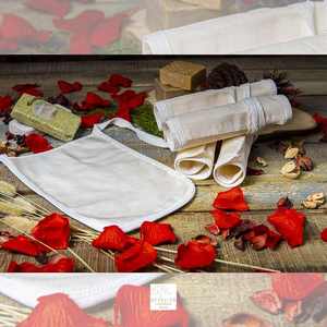 Gants exfoliants en viscose de mûrier bio, entièrement naturels, doux, essentiels pour le spa, mitaines de gommage corporel, soins du visage et du corps - Product Image 6