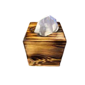 ที่ใส่กล่องทิชชู่ทำจากไม้ธรรมชาติแบบ100% ชนบทสำหรับบ้านสำนักงานและรถยนต์กล่องใส่ผ้าเช็ดปากทำด้วยมือทำจากไม้เนื้อแข็งทรงสี่เหลี่ยม - Product Image 5