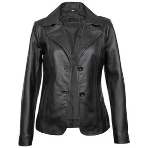 Manteau en cuir personnalisable, imperméable et respirant pour hommes, fermeture à boutons, poches, taille personnalisée, manches longues et élégantes. - Product Image 1