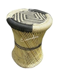 เก้าอี้ไม้ไผ่ธรรมชาติเป็นมิตรต่อสิ่งแวดล้อมในร่ม/กลางแจ้งเก้าอี้ไม้ไผ่สำหรับห้องนั่งเล่นสวนโรงแรมคอนโซลฝังกระดูก - Product Image 4